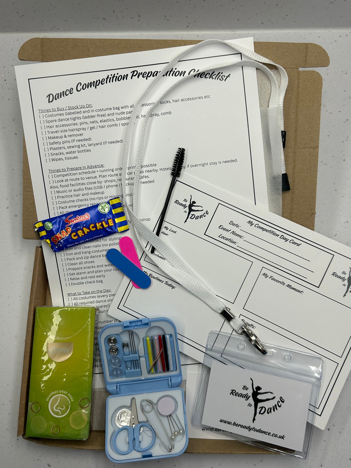 Dance Parent Survival Box